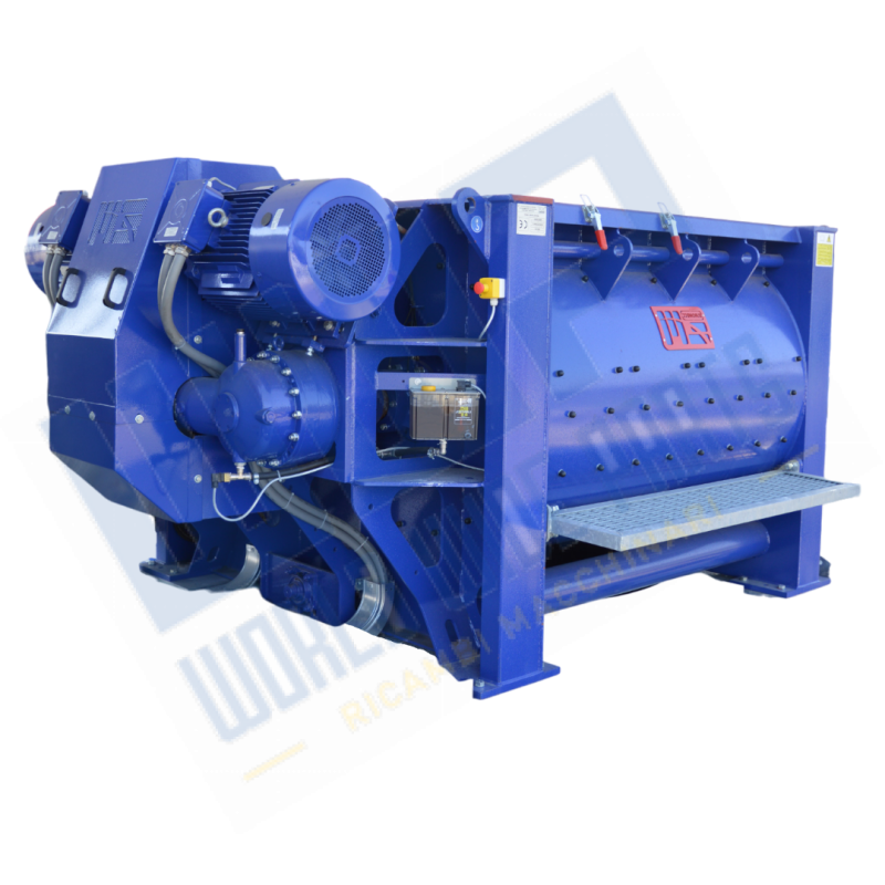 Mescolatore MEB 3000/2000 a doppio asse orizzontale da 2 m³ reso - EUROMECC