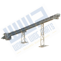 Inclined 20° conveyor belt...