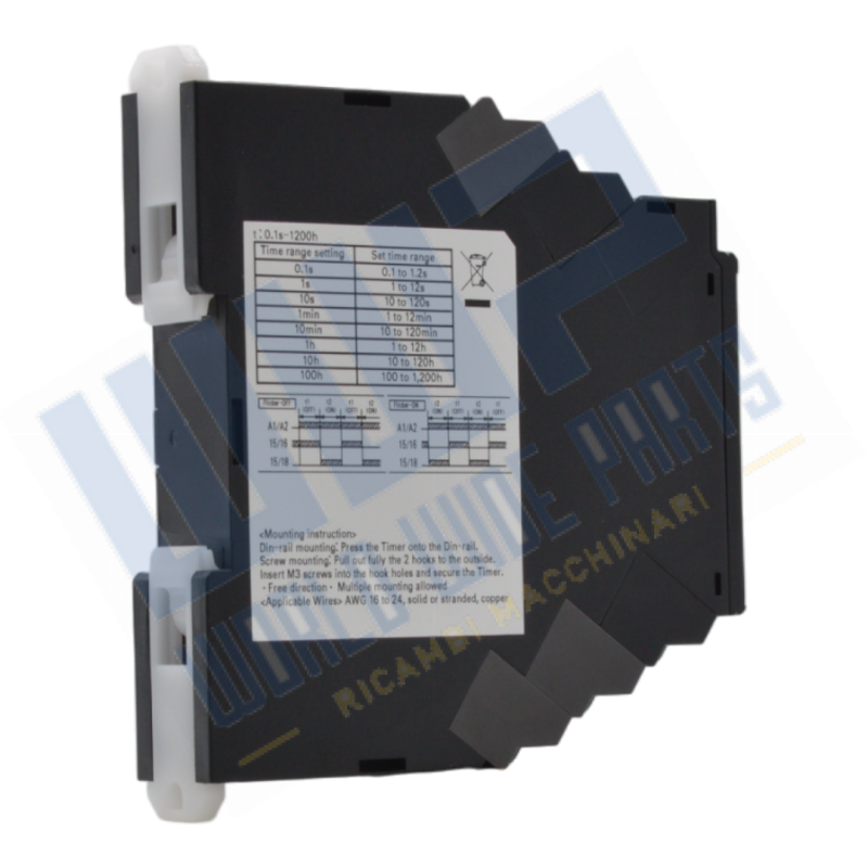 H3DT-F / Timer relay 24 V AC/DC