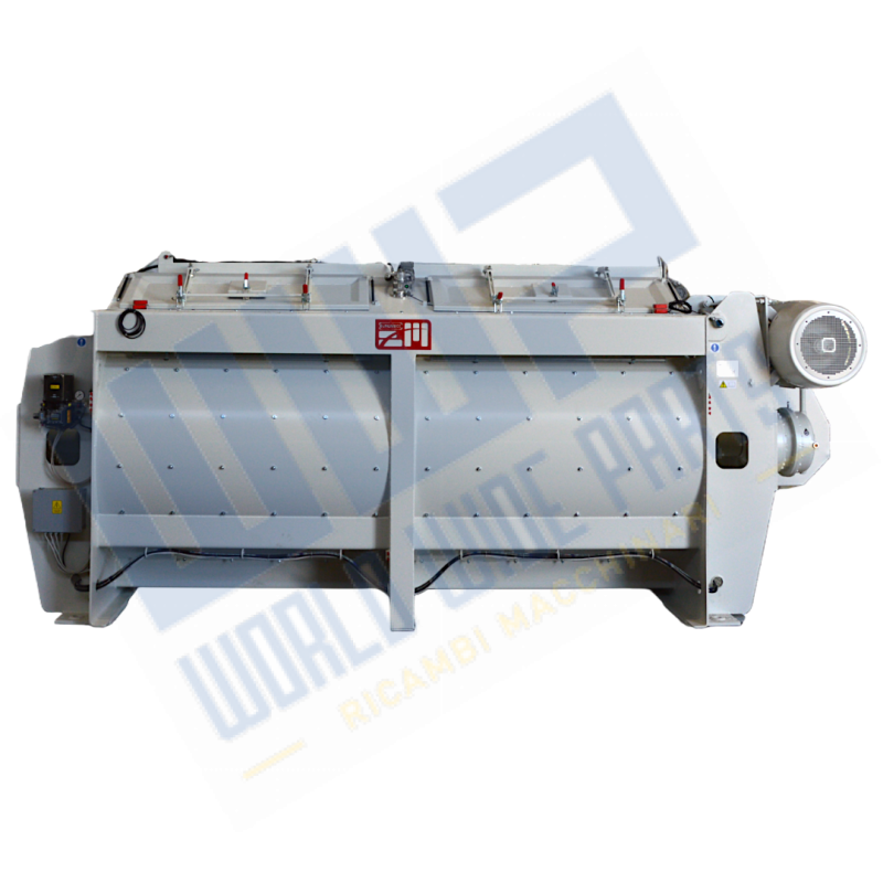 Mescolatore MEB 12.000/8000 a doppio asse orizzontale da 8 m³ reso - EUROMECC