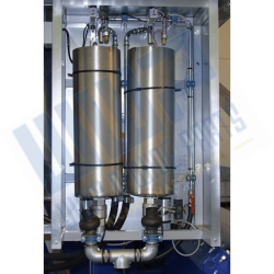 Stainless steel batcher for...
