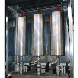 Stainless steel batcher for...