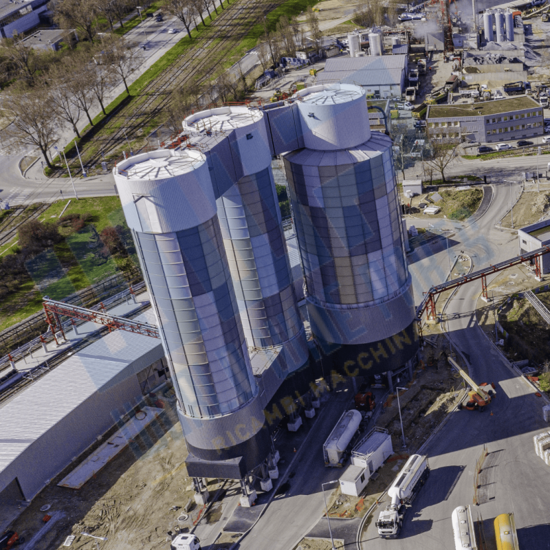 Divisible silos - Ø 15.000 mm