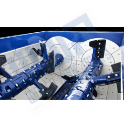 Mescolatore MEB 5000/3330 a doppio asse orizzontale da 3,33 m³ reso - EUROMECC