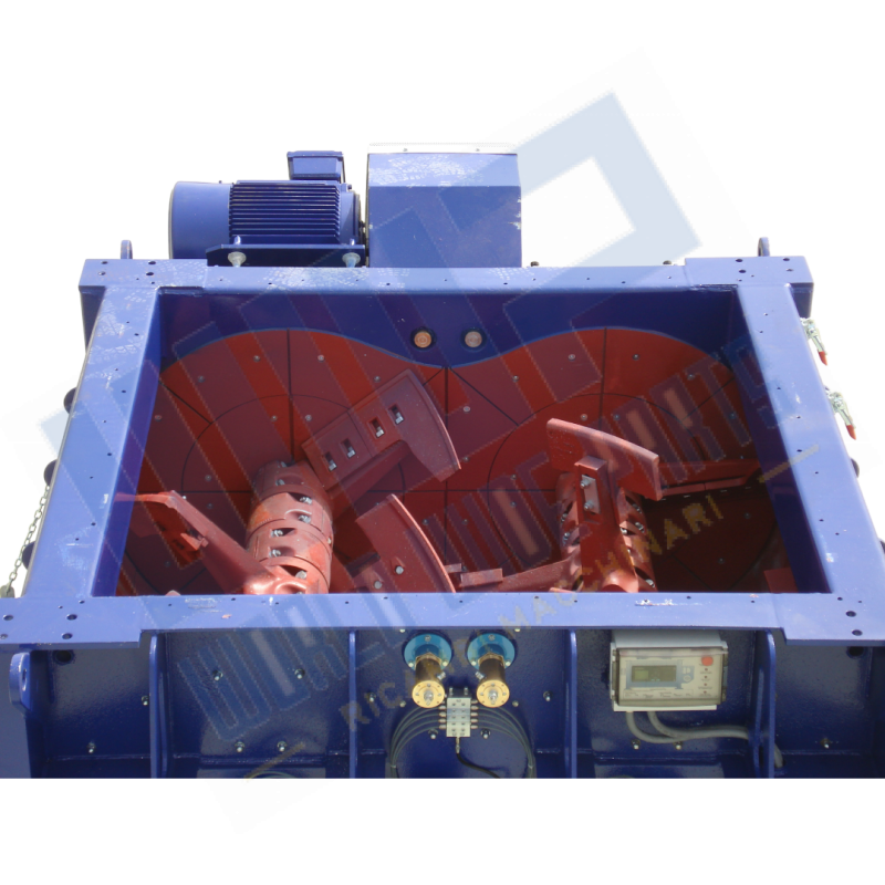 Mescolatore MEB 6000/4000 a doppio asse orizzontale da 4 m³ reso - EUROMECC