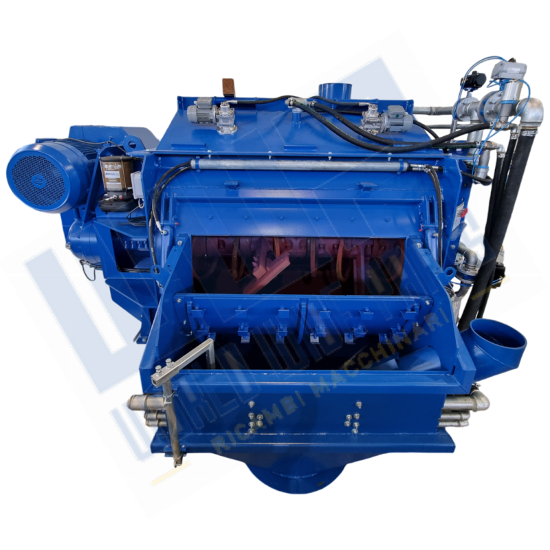 Horizontal twin shaft mixer MET 3500/2350 dry/wet - 2,35 m³ output - EUROMECC