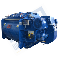 Horizontal twin shaft mixer MET 3500/2350 dry/wet - 2,35 m³ output - EUROMECC