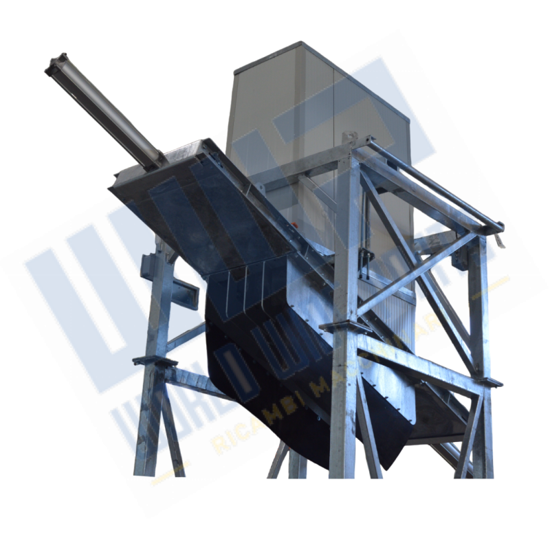 Galvanized insulated batcher for ice
