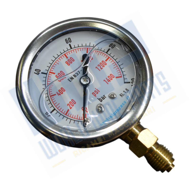 Pressure gauge 0 + 100 Ø63