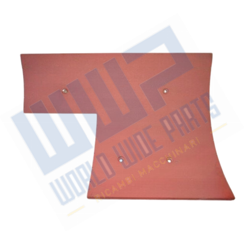 Rectangular right calendered plate MEC150 in HARDOX, 10 mm thick