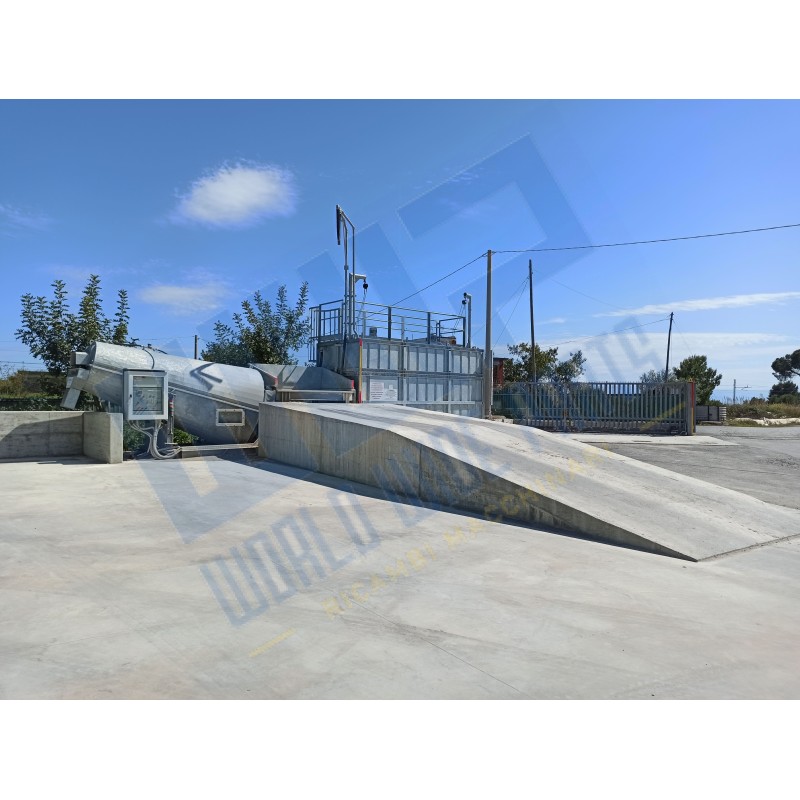 EUROWASH MOBILE - mobile plant for truck mixer washing and recycling concrete/water - drum system - fully galvanised