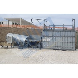 EUROWASH MOBILE - mobile plant for truck mixer washing and recycling concrete/water - drum system - fully galvanised