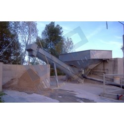 EUROECO - per riciclo acque di lavaggio e recupero inerti - sistema a coclea - interamente zincata - lunghezza 5500 mm