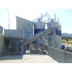 EUROECO - per riciclo acque di lavaggio e recupero inerti - sistema a coclea - interamente zincata - lunghezza 5500 mm