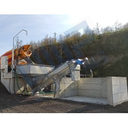 EUROECO - per riciclo acque di lavaggio e recupero inerti - sistema a coclea - interamente zincata - lunghezza 7000 mm
