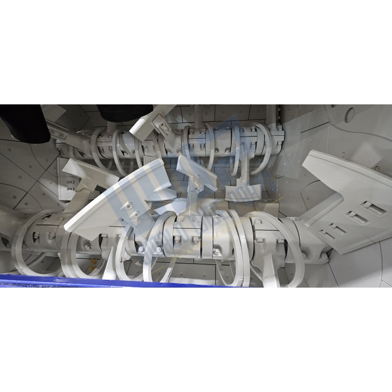 Dynamic twin shaft mixer 3750S/2750 for continuous/discontinuous working - EUROMECC