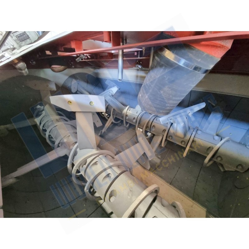 Mescolatore MEB 12.000/8000 a doppio asse orizzontale da 8 m³ reso - EUROMECC