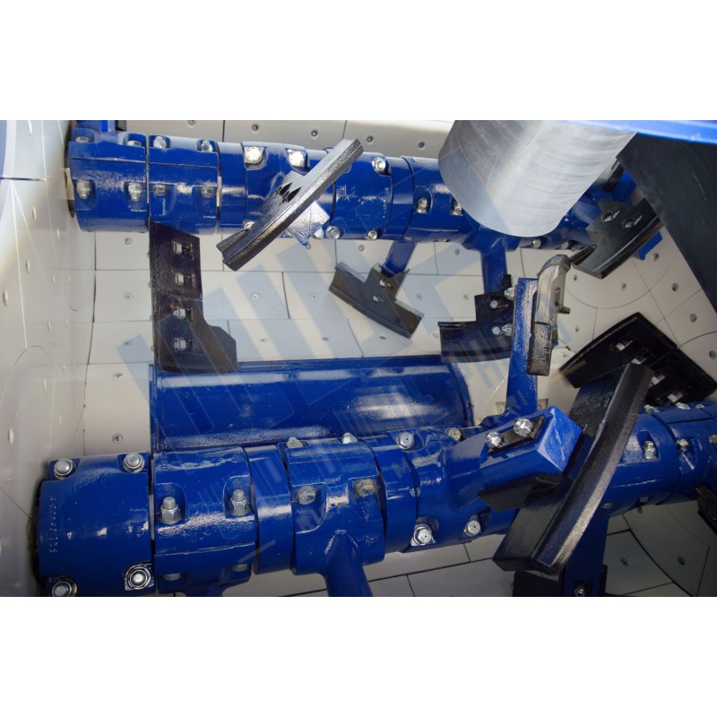 Mescolatore MEB 3000/2000 a doppio asse orizzontale da 2 m³ reso - EUROMECC