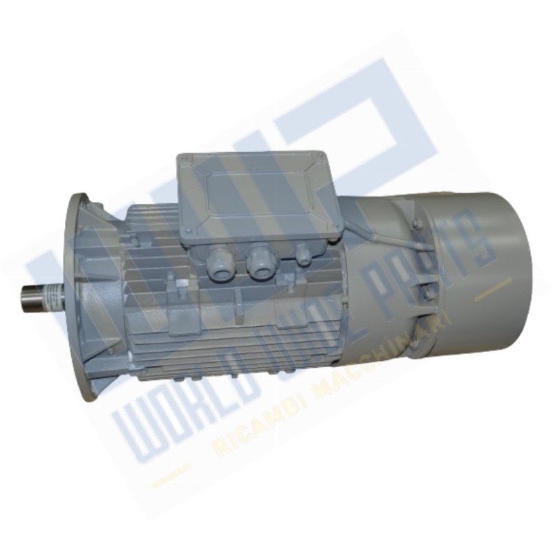 Motor 180 B5 4p 22kW 230/400V-50 Hz Self-braking with manual release lever