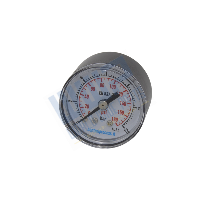 Pressure gauge with 1/8 "0-12 BAR rear connection