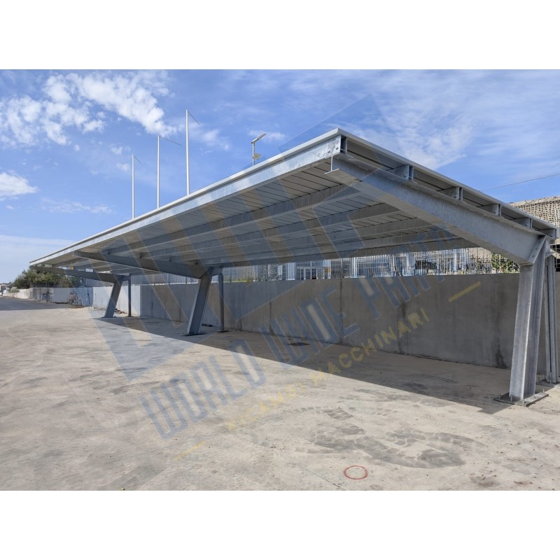 Tettoie parcheggio automezzi