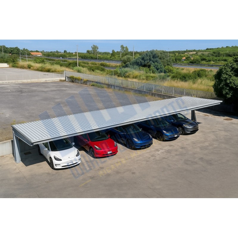 Tettoie parcheggio automezzi