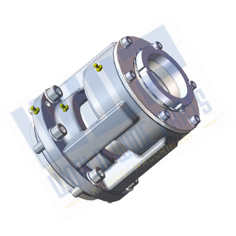 Support and seals assembly on engine side MEB 1-1.33-1.67 m³ yield / MEC 300 m³/h