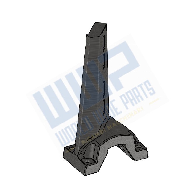 Left end mixing arm for hexagonal shaft