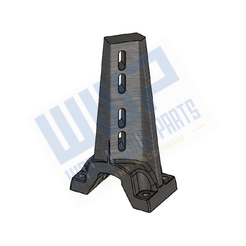 Left end mixing arm for hexagonal shaft
