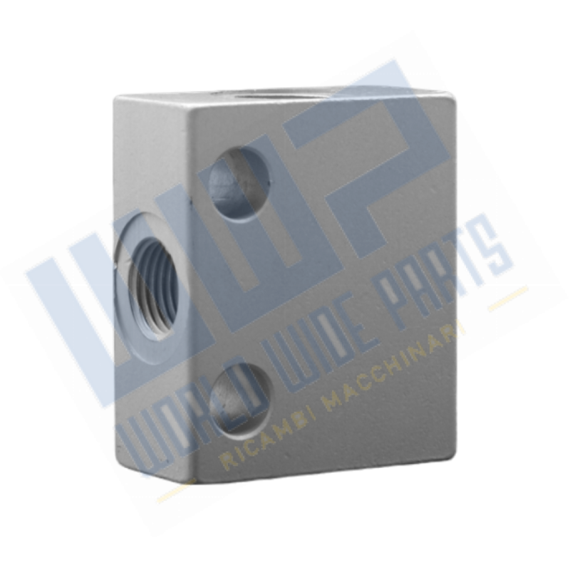 Distributore ingrassaggio 1/8" - 2 vie - 90°