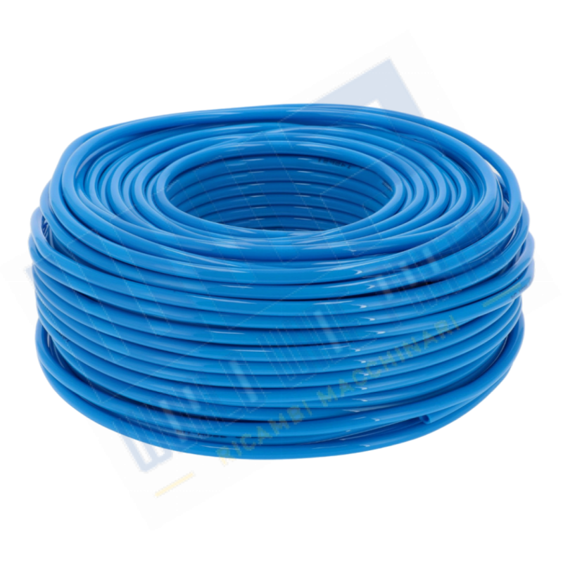 Light blue rilsan tube PA 11 Ø 6x4 mm