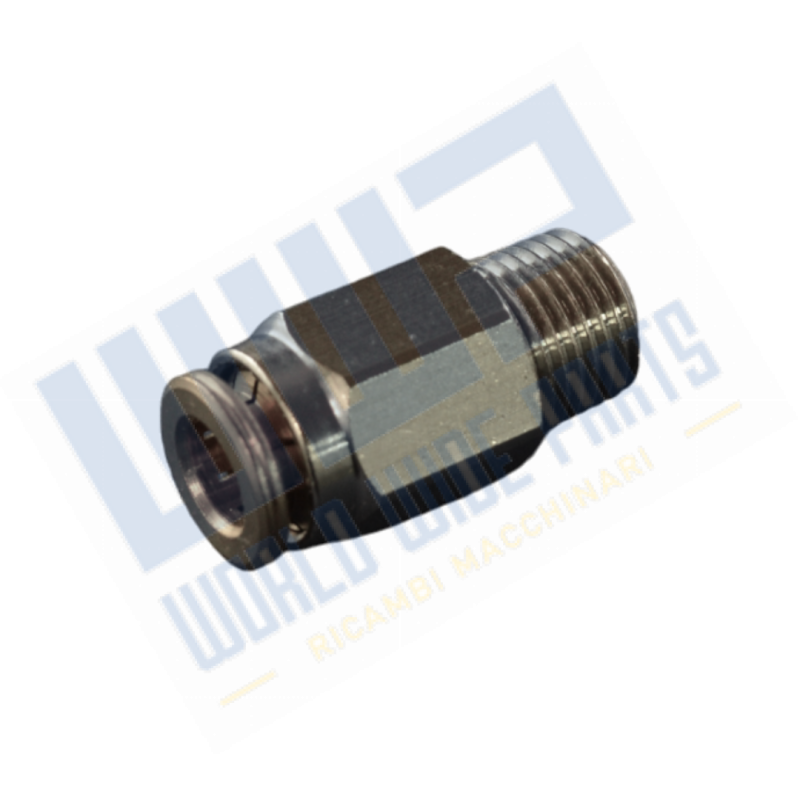 Straight greasing - M/rapid M10x1 gas - Ø6