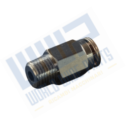 Dritto ingrassaggio - M/rapido M10x1 gas - Ø6