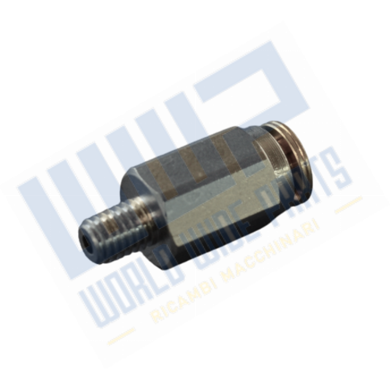 Straight greasing - M/rapid M6x1 gas - Ø6