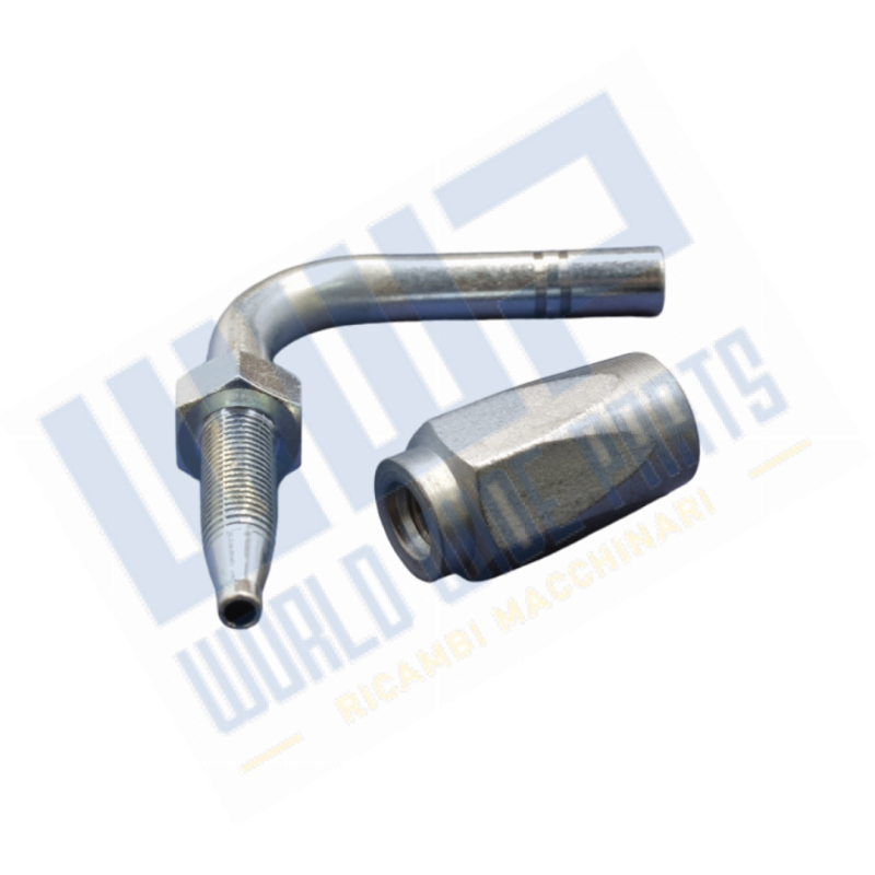 90° elbow coupling - recoverable/recoverable Ø6